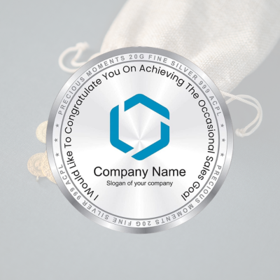 Company Logo Coins