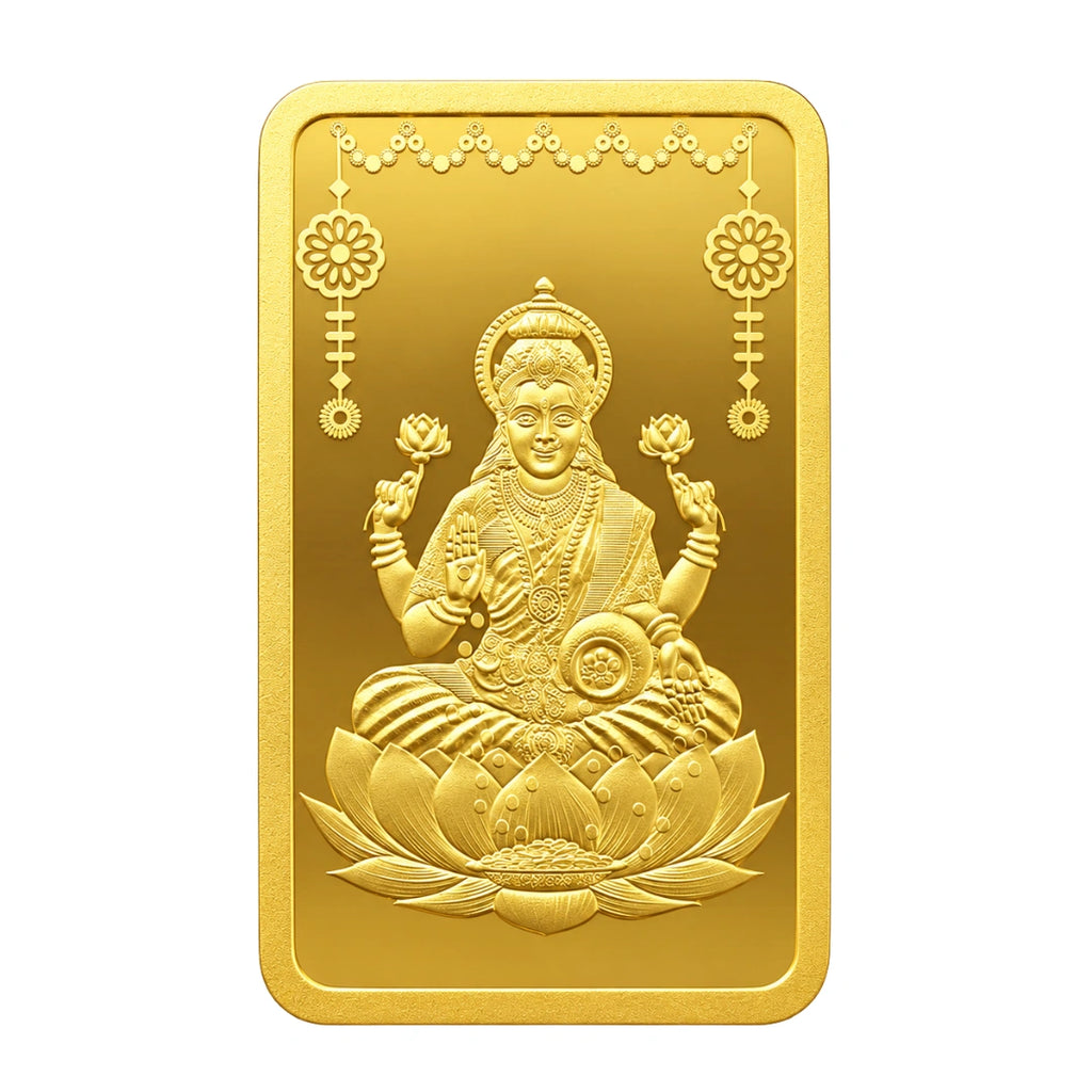 MMTC Purest Laxmi Gold Bar - 10g ,24K , 999.9+ | Collections Today