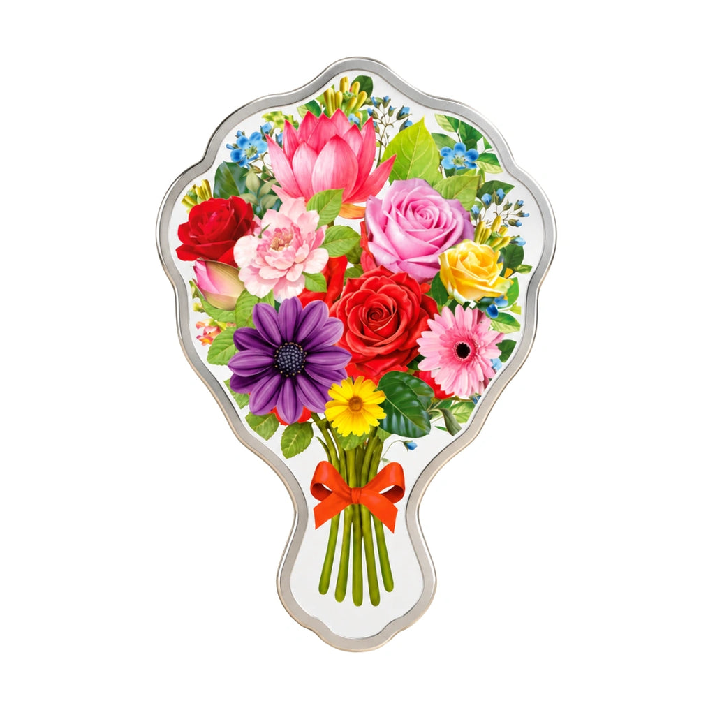MMTC  Purest  Bouquet of Flower Silver Coin-50g, 999.9+| Collections Today