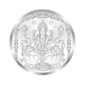 Gaja Lakshmi Shubh Labh Engraved Premium Silver Coin – 10g | Collections Today
