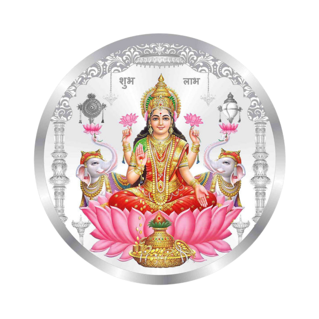 Gaja Lakshmi Shubh Labh Premium Silver Coin – 10g | Collections Today