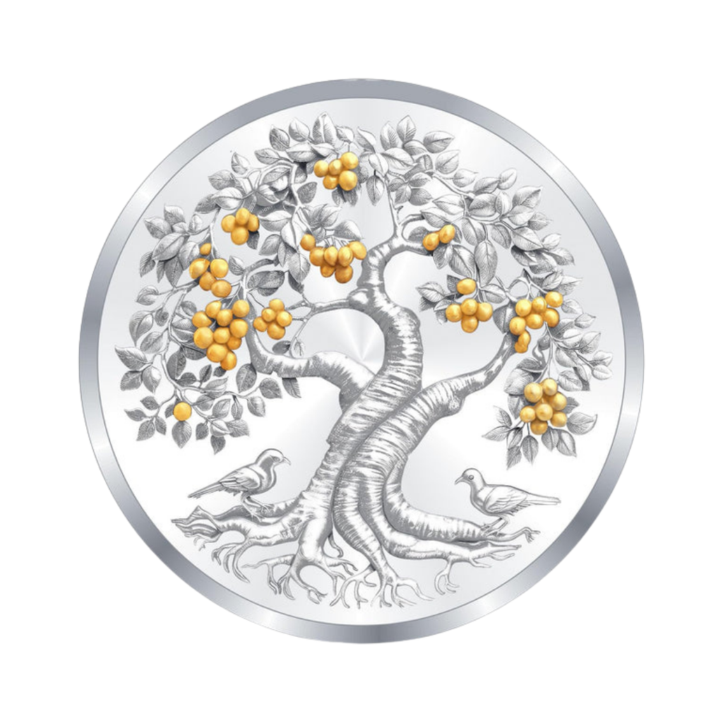 Golden Fruit Tree Premium 999 Silver Coin – 10g | Collections Today