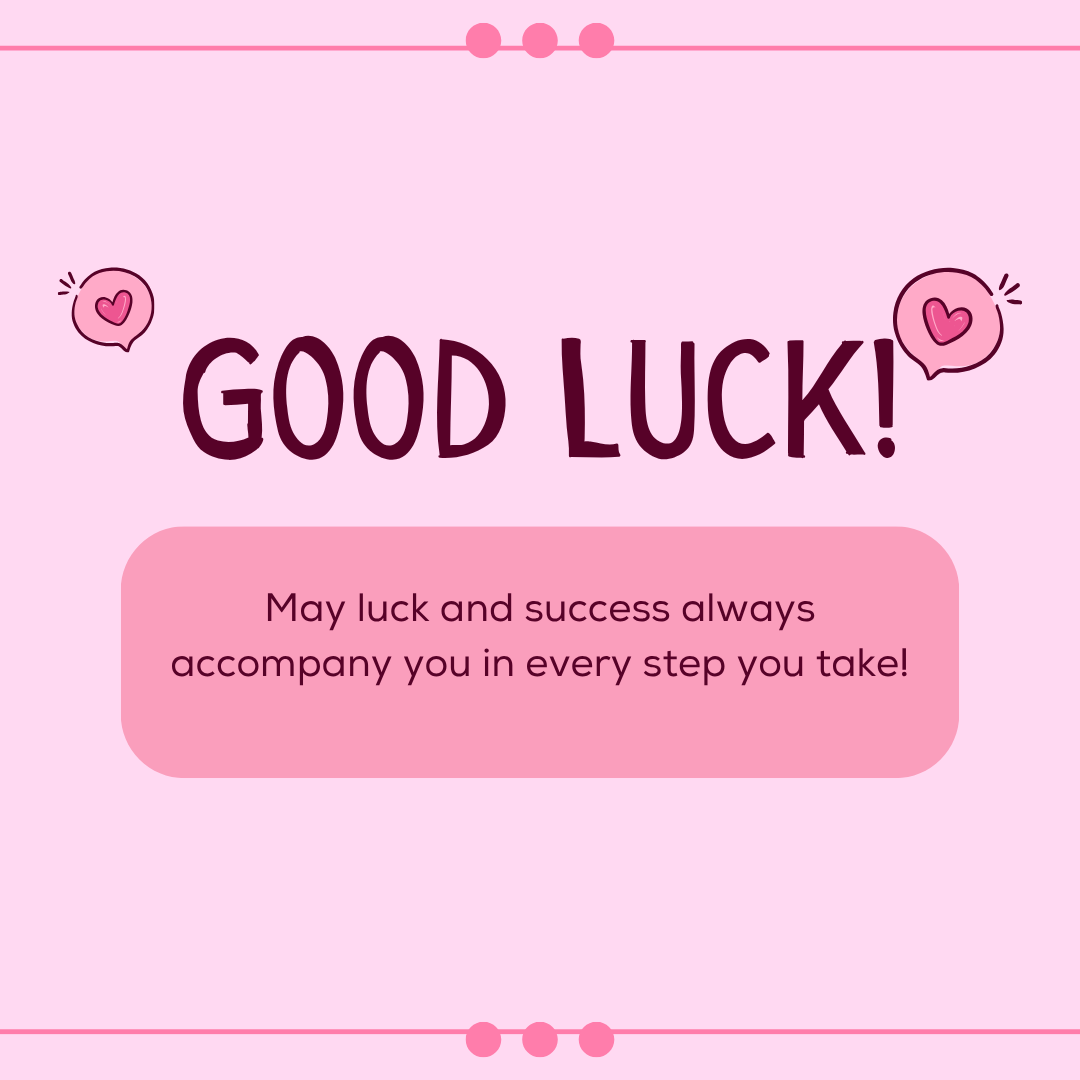 Good Luck Gift Card