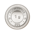 Gujarat Gold Centre Silver Coin – 1g, 999 Purity|Collections Today