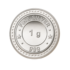 Gujarat Gold Centre Silver Coin – 1g, 999 Purity|Collections Today
