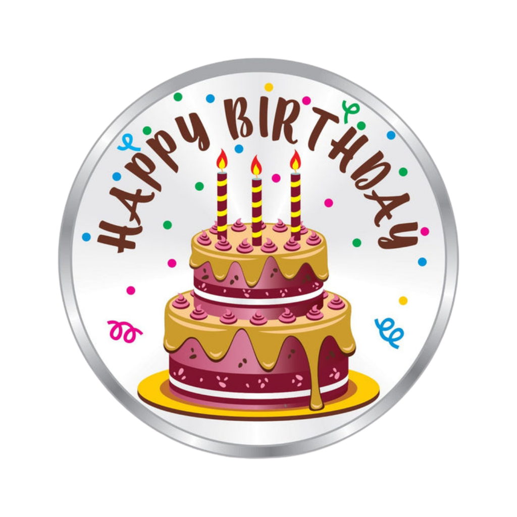 Happy Birthday Premium 999 Silver Coin – 10g | Collections Today