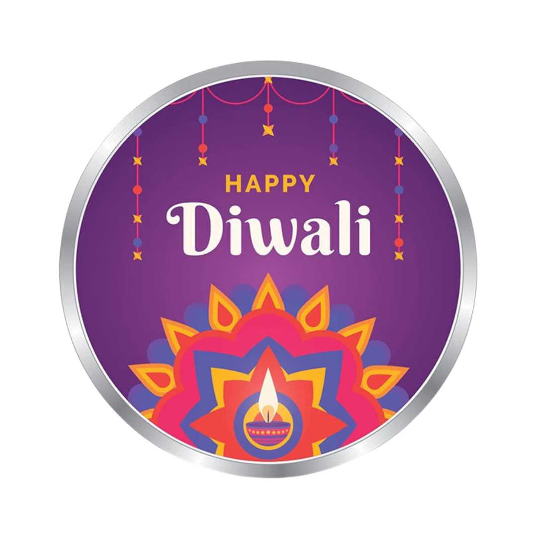 Happy Diwali Premium 999 Silver Coin – 10g | Collections Today