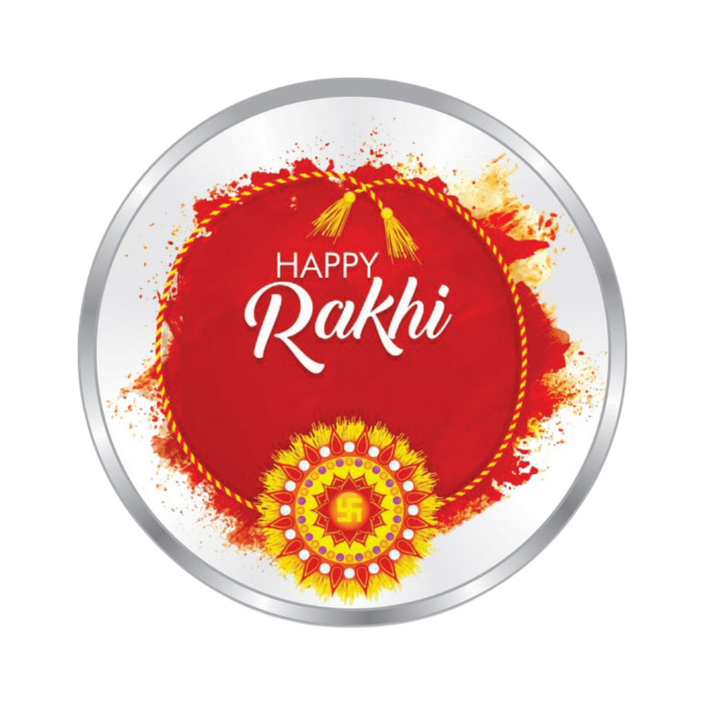 Happy Rakhi Premium 999 Silver Coin – 10g | Collections Today