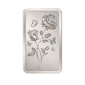 Kundan Rose Silver Bar – 10g, 999.9 Purity | Collections Today