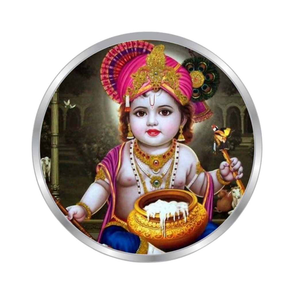 Laddu Gopal Premium 999 Silver Coin – 10g | Collections Today