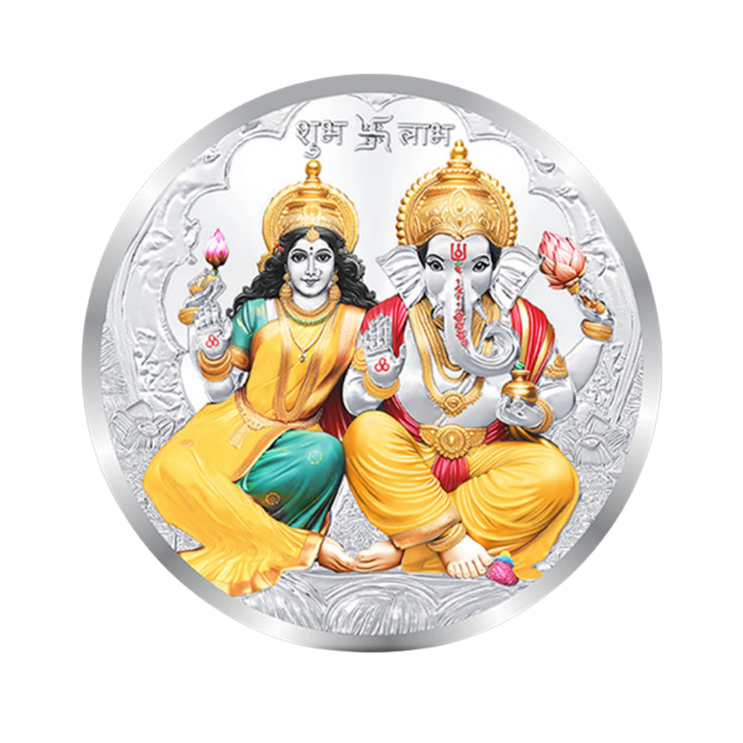Lakshmi Ganesha Premium 999 Silver Coin – 10g | Collections Today