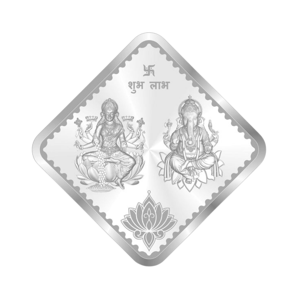 Lakshmi Ganesha Shubh Labh Premium 999 Silver Coin – 10g | Collections Today