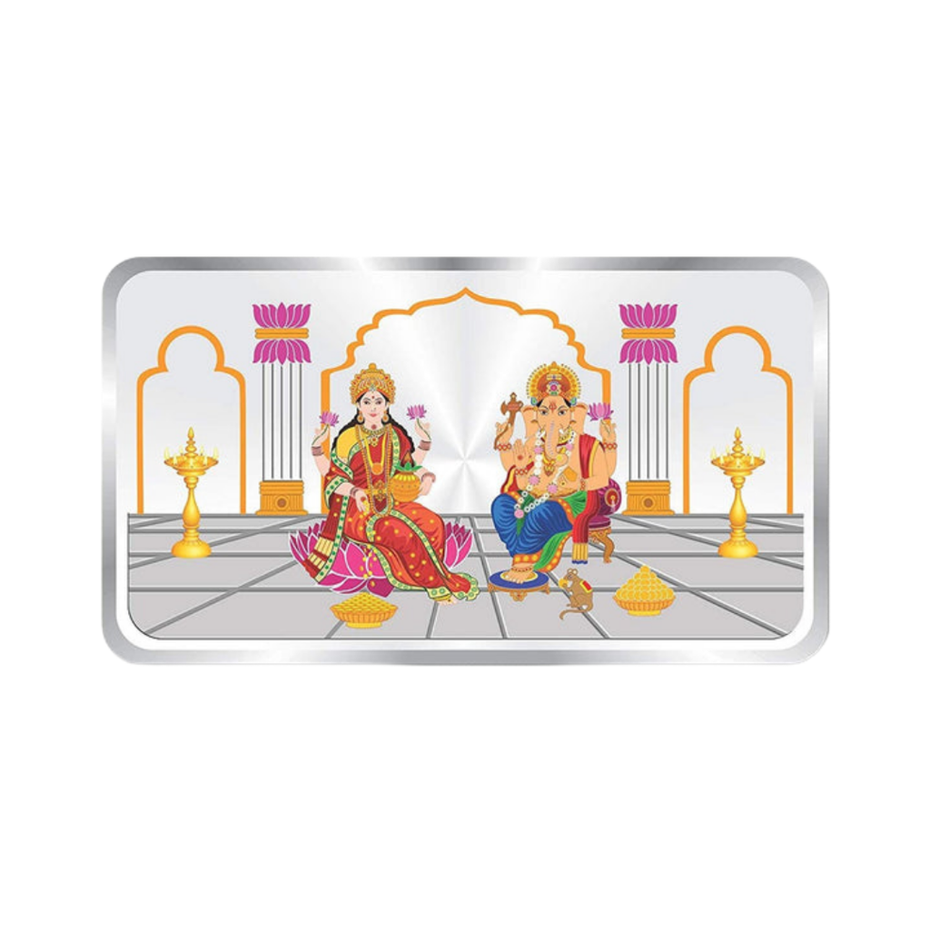 Laxmi Ganesh 999 Silver Bar — 10g|Collections Today
