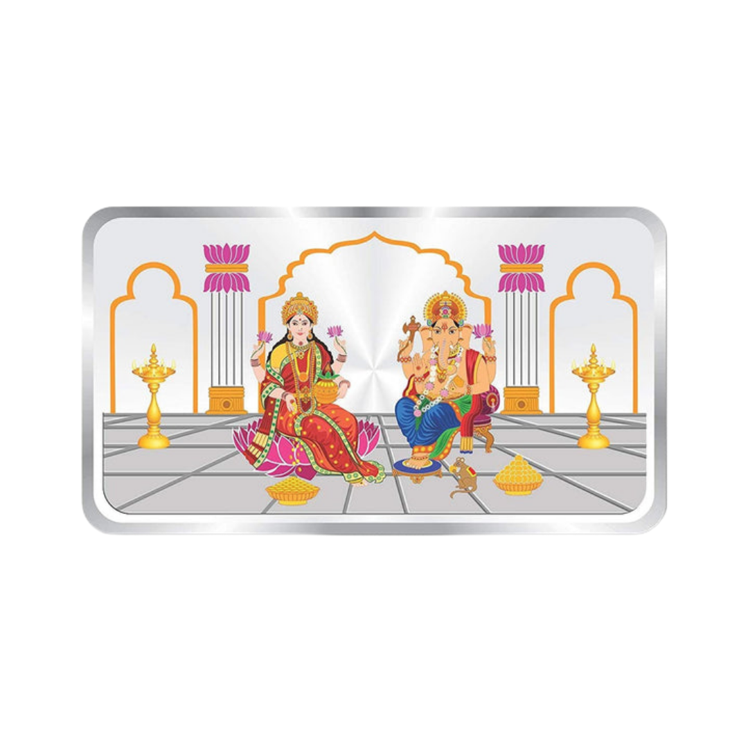 Laxmi Ganesh 999 Silver Bar — 10g|Collections Today