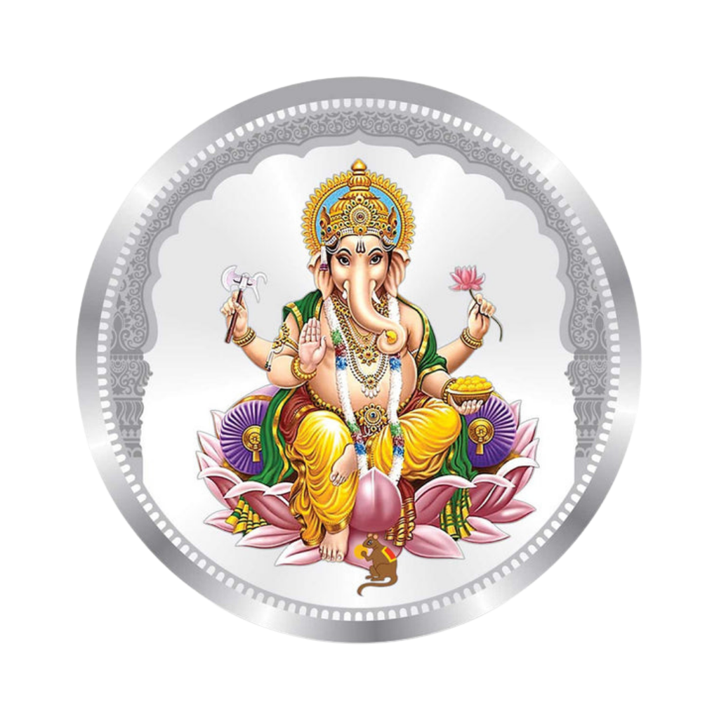 Lord Ganesha 999 Silver Coin -10g | Collections Today