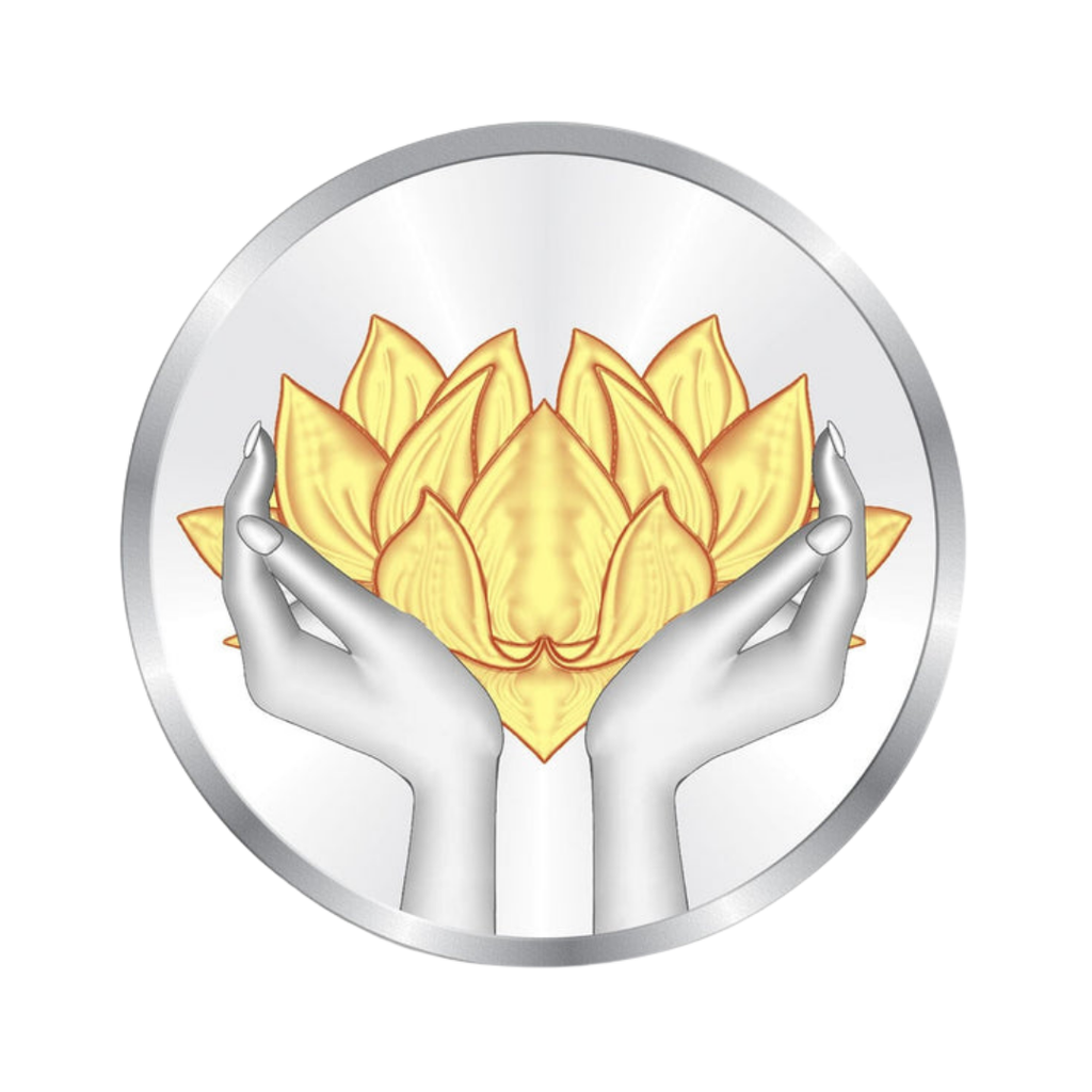 Lotus In Hands 999 Silver Coin -10g | Collections Today
