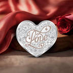 Love  heart shaped 999 Silver Coin - 20g | Collections Today