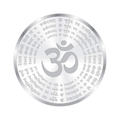 Om Gayatri Mantra Premium 999 Silver Coin – 10g | Collections Today