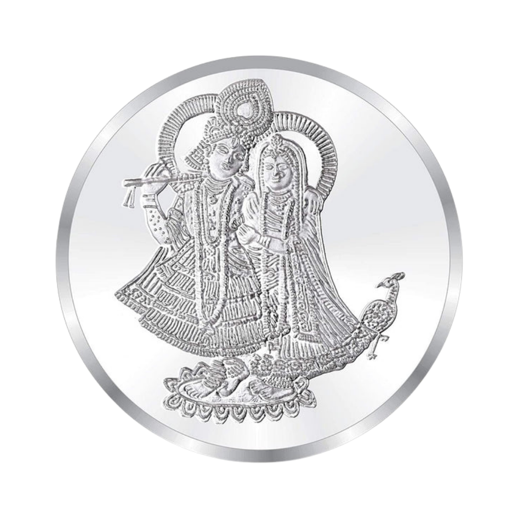 Radha Krishna Premium 999 Silver Coin – 10g | Collections Today