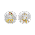 Rajasthani Bride & Groom 999 Silver Coin – 10g | Collections Today