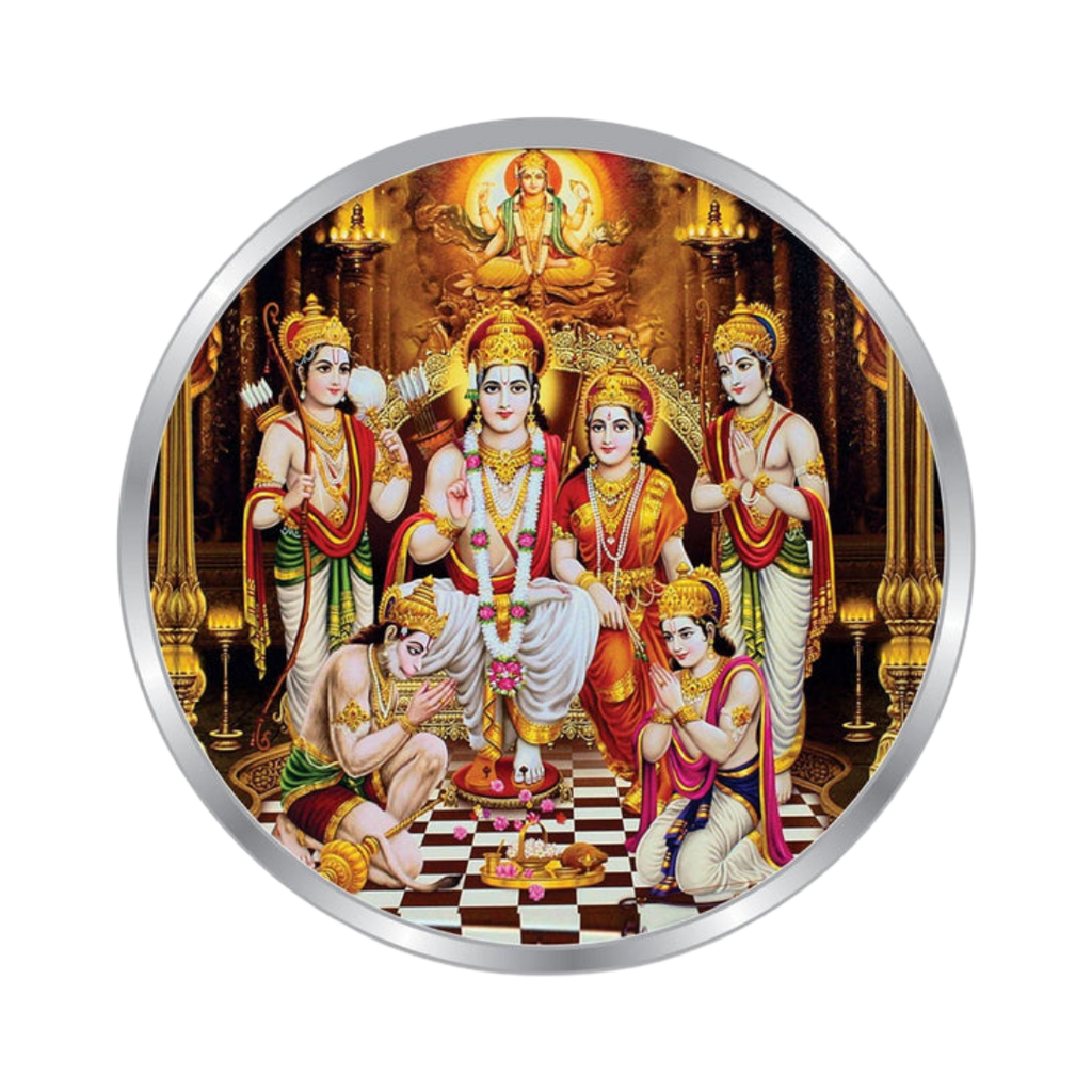 Ram Darbar Color Premium 999 Silver Coin – 10g | Collections Today