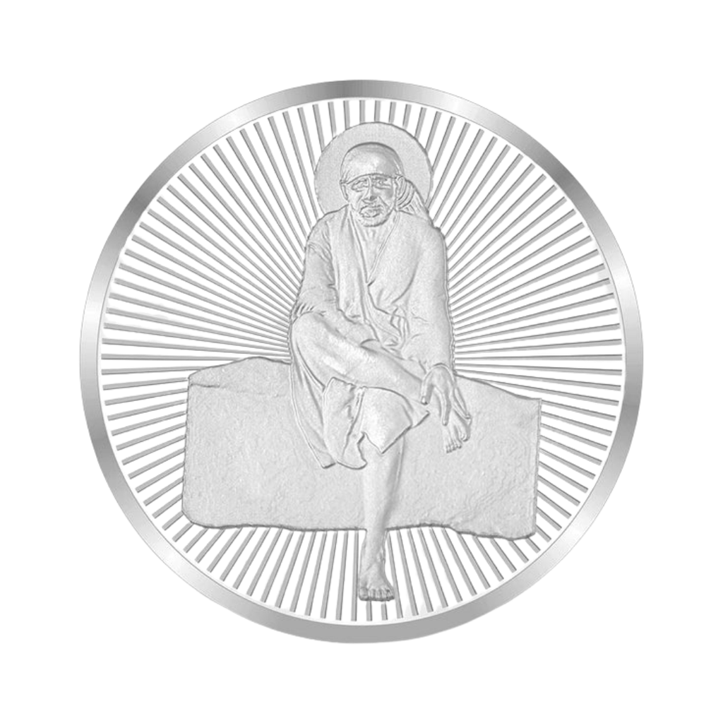Shirdi Sai Baba Premium 999 Silver Coin – 10g | Collections Today