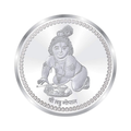 Shri Laddu Gopal Premium 999 Silver Coin – 10g | Collections Today
