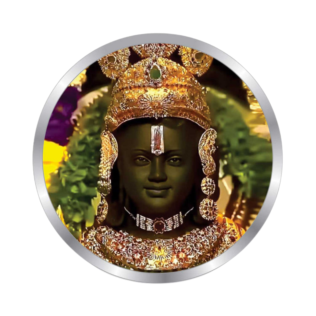 Shri Ram Premium 999 Silver Coin – 10g | Collections Today