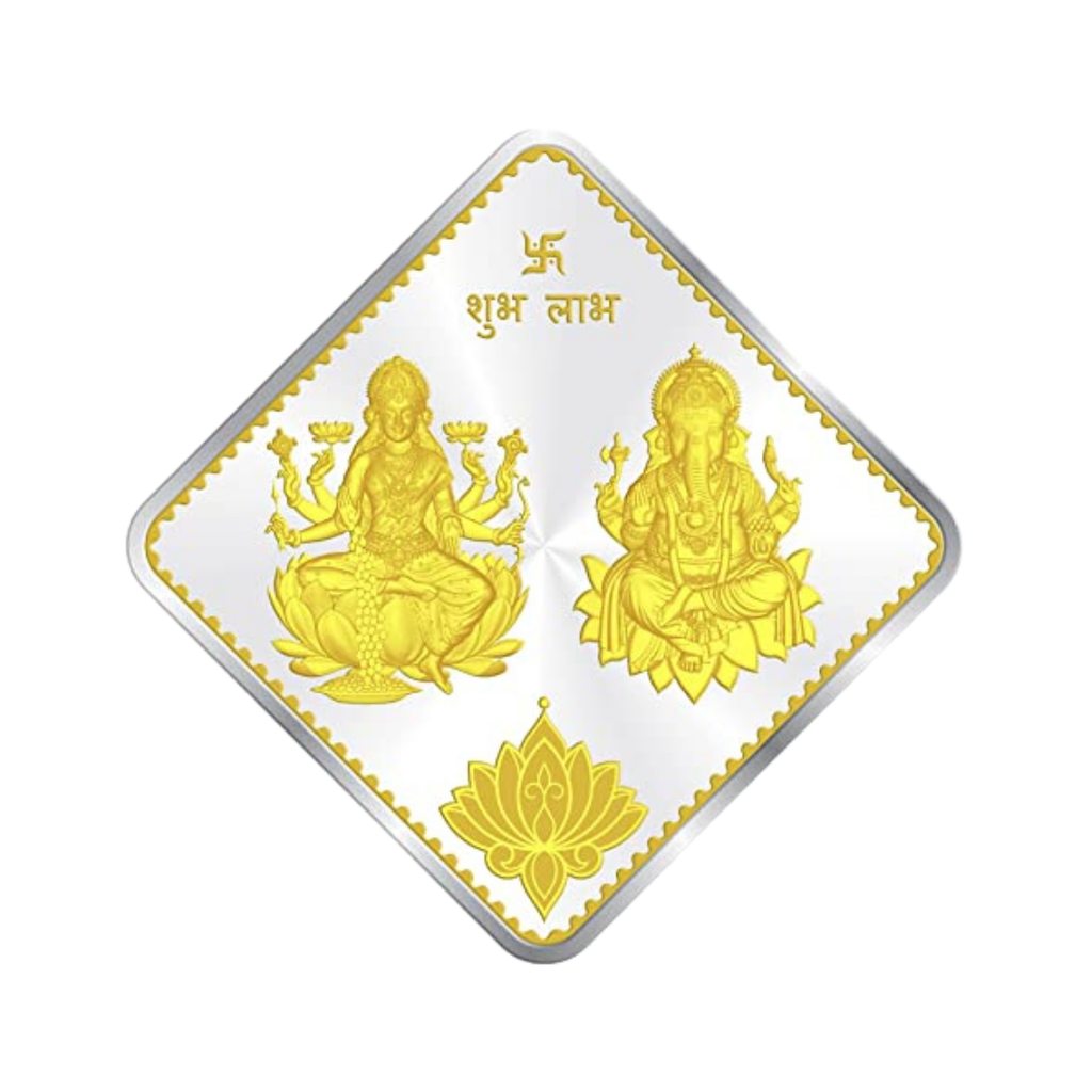 Lakshmi Ganesha 999 Silver  Coin -10gm| Collections Today