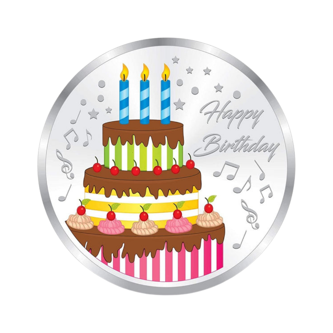 Happy Birthday 999 Silver Coin – 10g | Collections Today